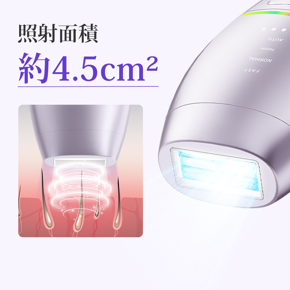 Sarlisi 脱毛器 光美容器 ムダ毛処理 VIO対応 フラッシュ 脱毛 美顔器