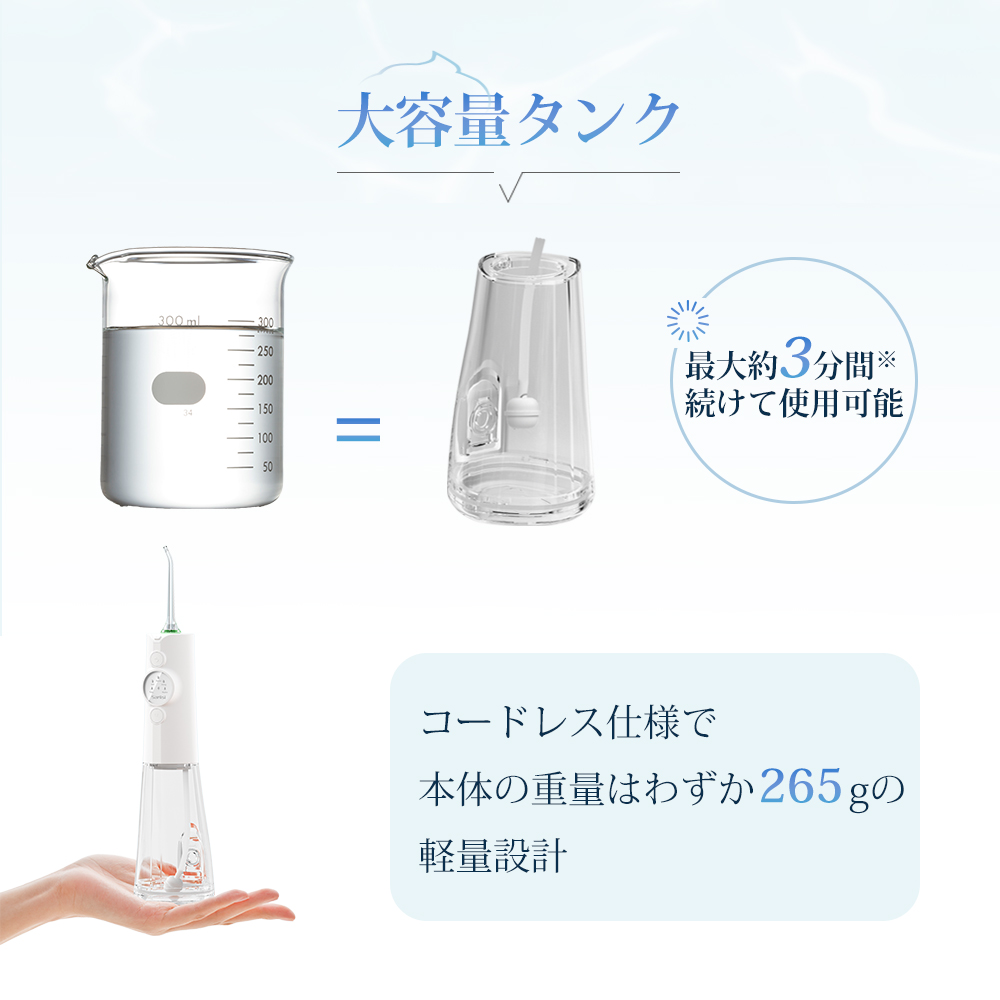 口腔洗浄器 Sarlisi新商品 歯垢除去 ジェットウォッシャー 口内洗浄 口内ケア 歯間洗浄器 歯ブラシ 口腔洗浄機 母の日 SAKK19 | Sarlisi | 09
