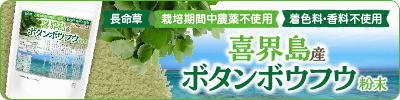 喜界島産 ボタンボウフウ粉末