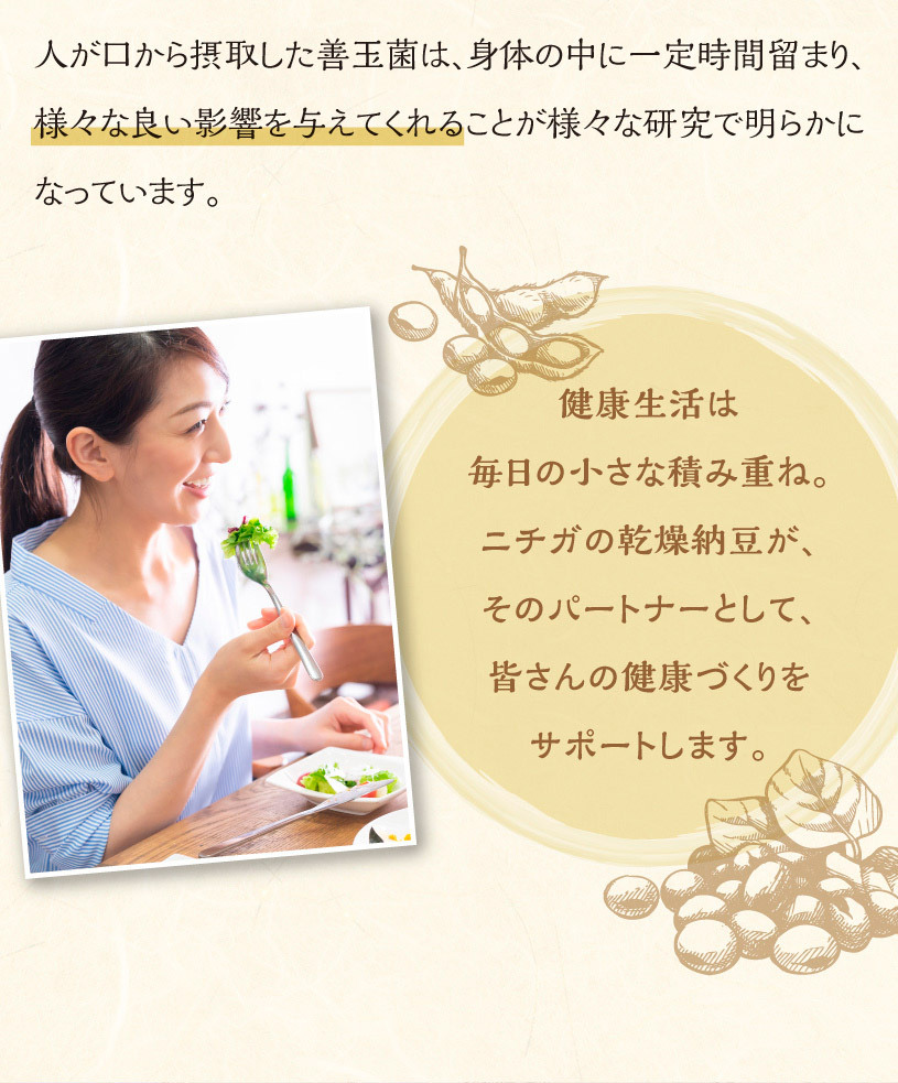 国産納豆（ひきわり） 500ｇ 国産大豆100％使用 Hiki Wari Natto 生きている納豆菌93億個 [06] NICHIGA(ニチガ) 納豆 