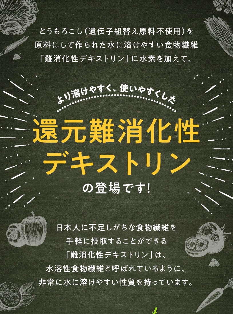 還元難消化性デキストリン 水溶性食物繊維 400ｇ メール便専用品 送料無料 ニチガ 05 倉 遺伝子組替え原料不使用 Nichiga