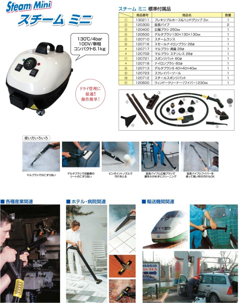 内祝い 送料無料 業務用 単相１００ｖ スチーム クリーナー 洗浄機 テクノバップ スチームミニ 安心の定価販売 Zoetalentsolutions Com