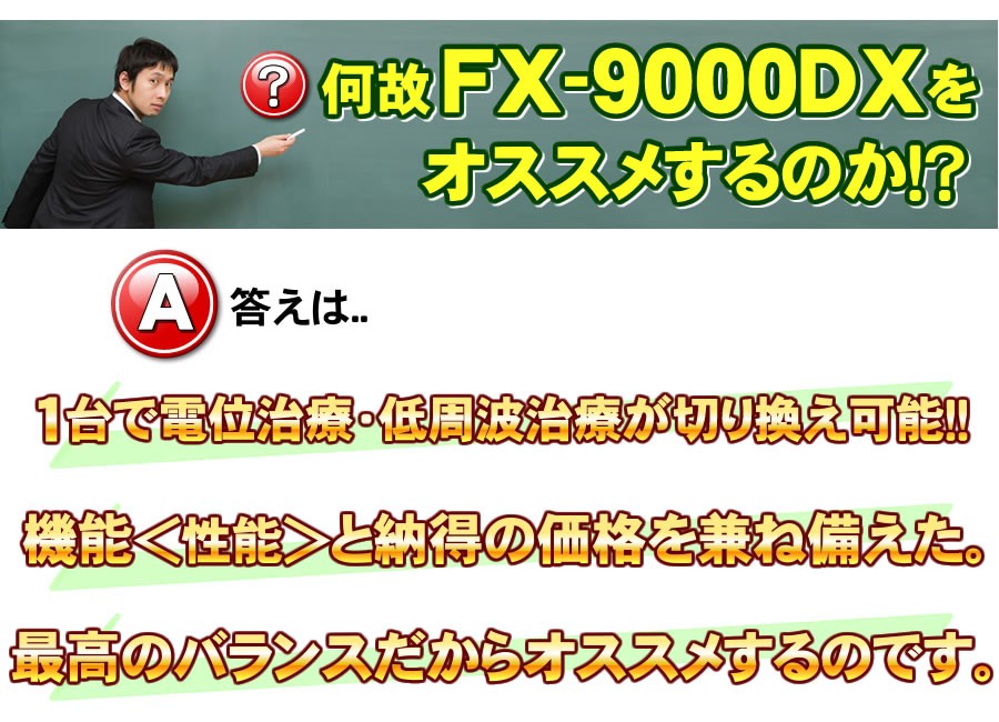 なぜFX-9000DXをオススメするのか