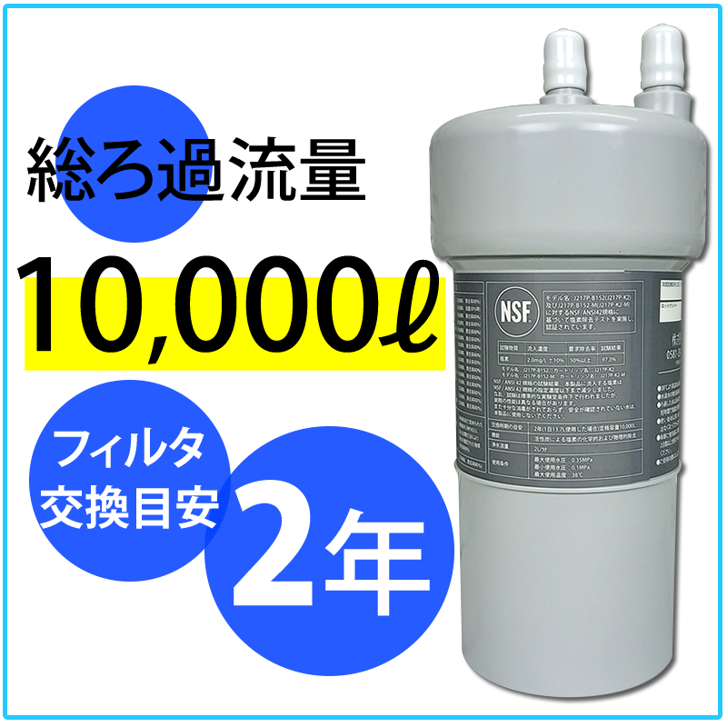 INAX (イナックス) / LIXIL (リクシル) 製等と互換性のある安心の日本製 2年交換タイプ カートリッジ PFAS 除去可能 PFOS PFOA 対応 水生活の磨水｜nickangensuisosui｜04