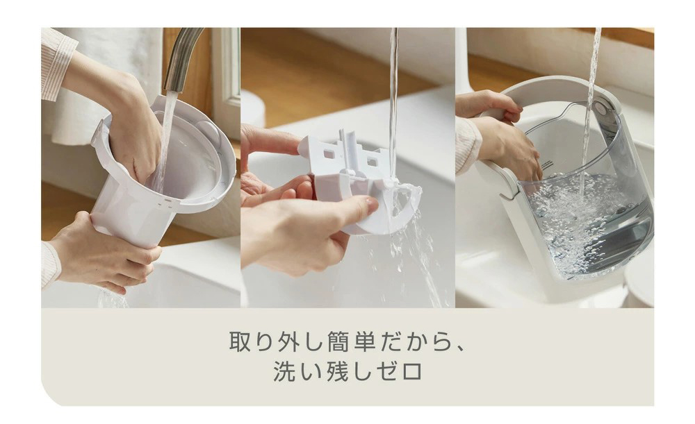 RHYTHM お手入れ簡単 大容量 プールレス加湿器 MIST250（ライトグレー