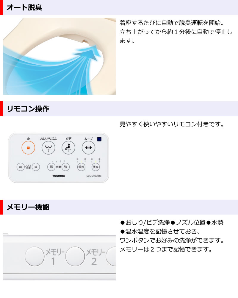 東芝温水洗浄便座SCS-SRU7010機能08