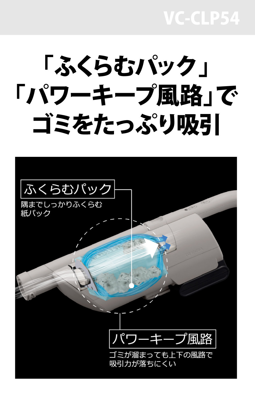TOSHIBA（東芝） 【TOSHIBA】コードレススティッククリーナー 紙パック