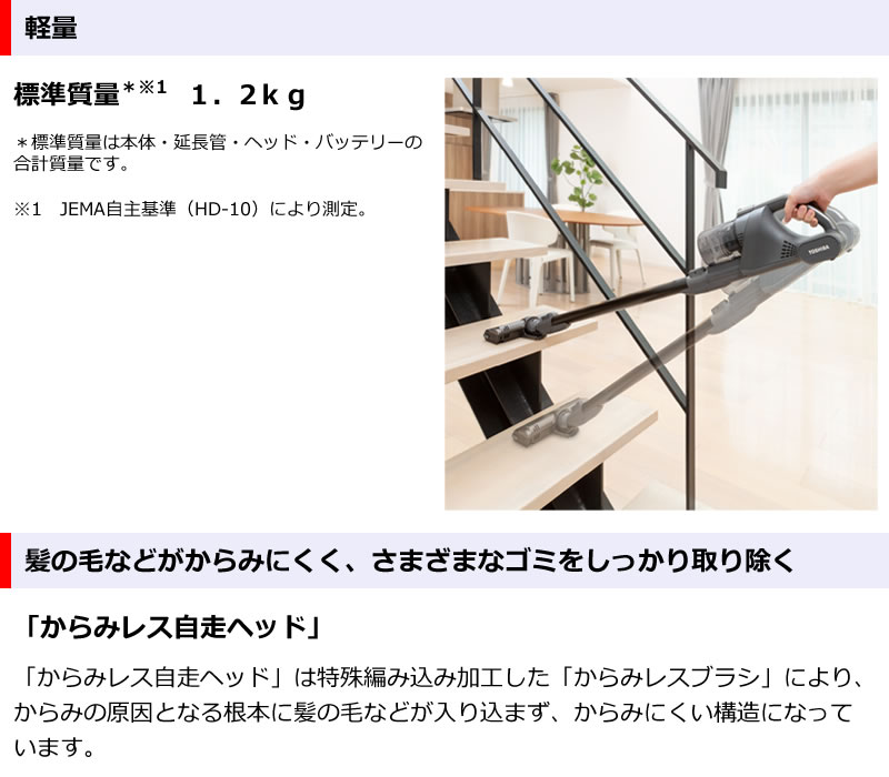 TOSHIBA（東芝） サイクロン式掃除機 トルネオコードレス VC-CLS12