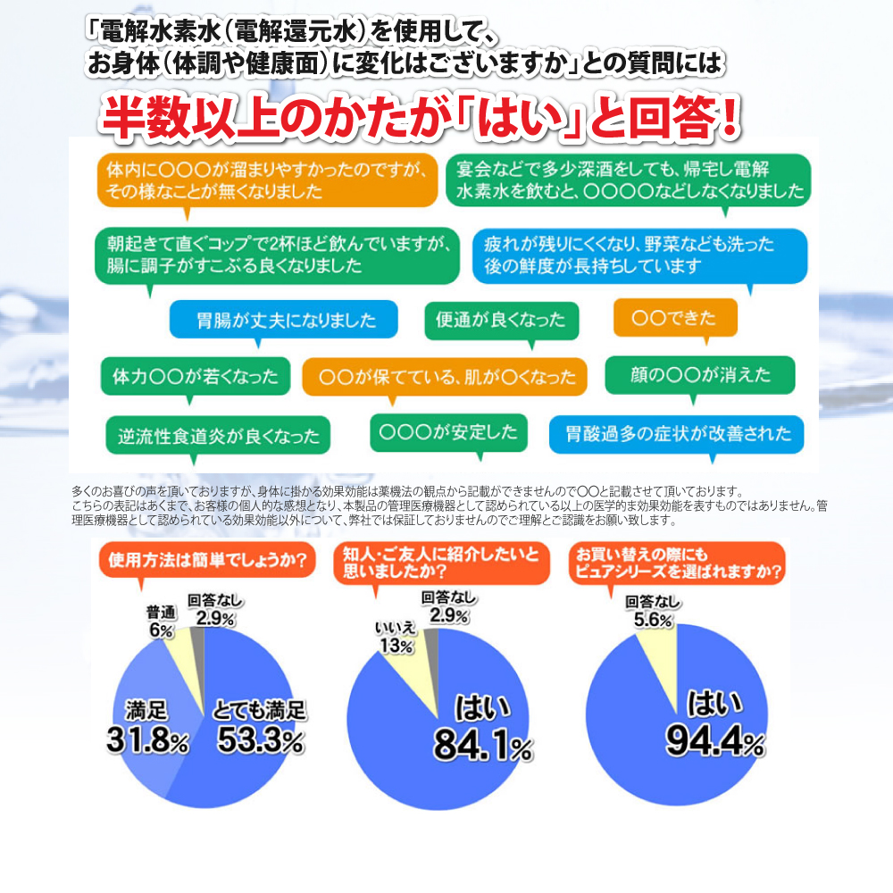 日本製 水素水生成器 ピュアナノZX-05 電解還元水素水 電解還元水