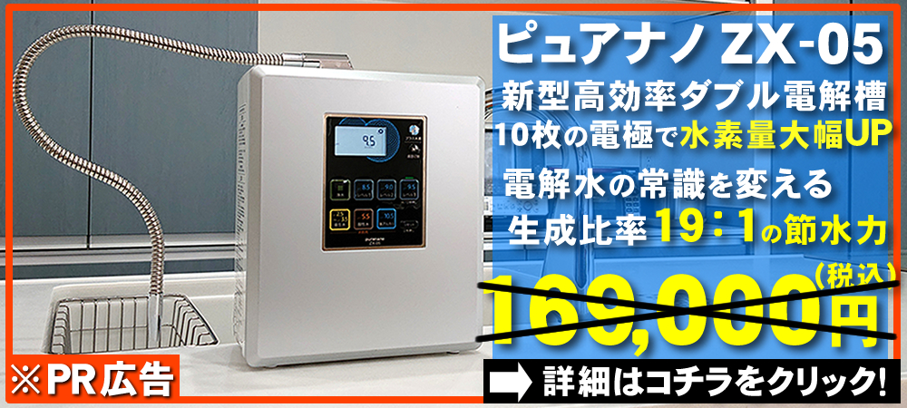 浄水器・整水器 hirota 日本製 水素水生成器 電解水素水 還元水素水 電解還元水