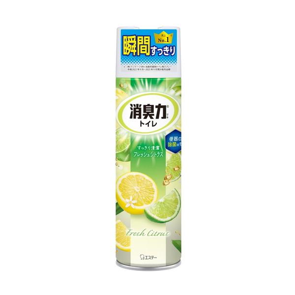 エステー トイレの消臭力スプレー フレッシュシトラス 365mL トイレ用 消臭芳香剤 ２個セット