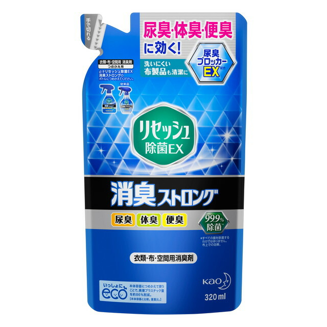 花王 リセッシュ 除菌EX 消臭ストロング 詰め替え スプレー 320ml ２個セット