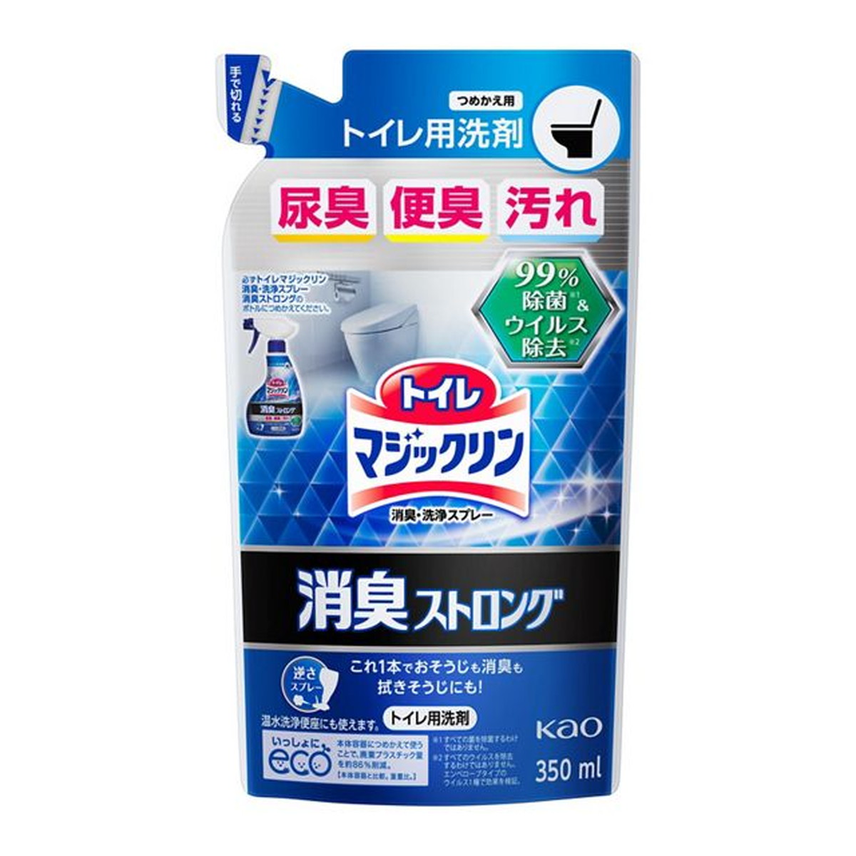 花王 花王 トイレマジックリンスプレー消臭ストロング詰替え 350ml