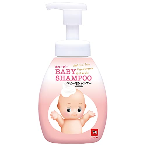 牛乳石鹸共進社 キューピー ベビーシャンプー 泡タイプ ポンプ 本体 350ml ２個セット