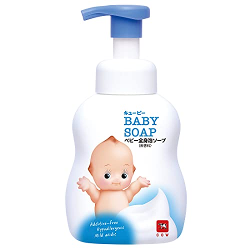 牛乳石鹸共進社 キューピー 全身ベビーソープ 泡タイプ 本体 400ml 3個セット