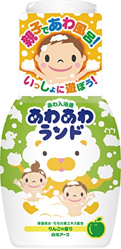 白元アース あわ入浴剤 あわあわランド りんごの香り 300mL 3個セット