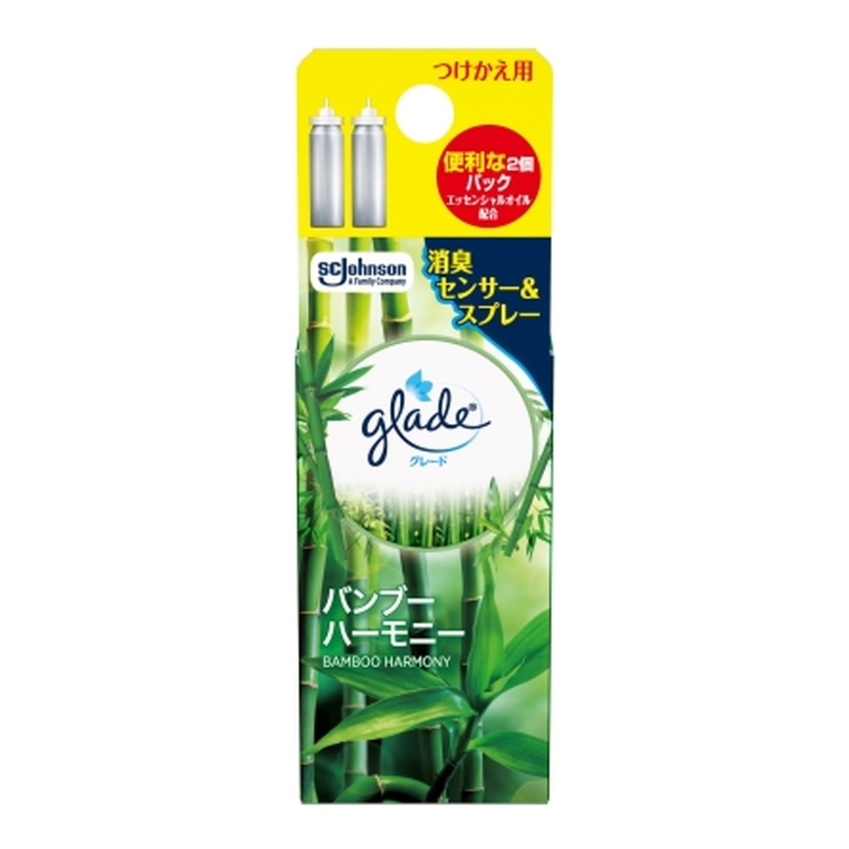 グレード消臭センサー＆スプレーバンブーハーモニーつけかえ用 18ml×2本