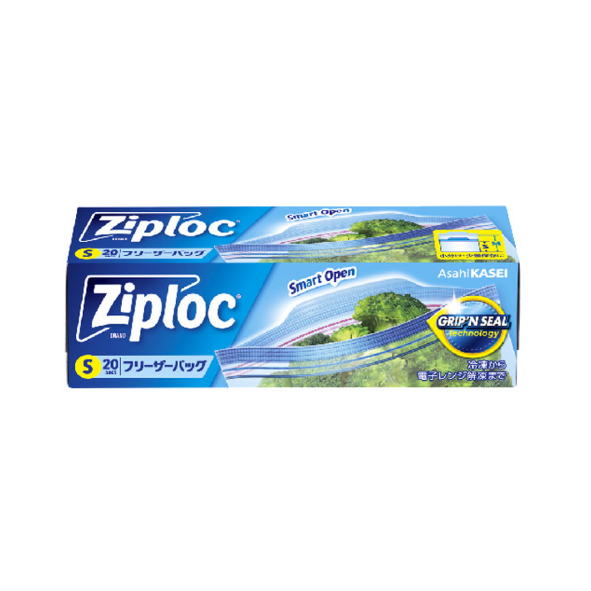 ジップロック フリーザーバッグ Sサイズ 20枚入り 保存 収納 キッチングッズ 食品保存 便利グッズ 新生活グッズ 新生活 4個セット