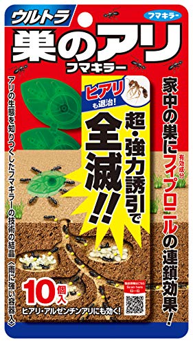 フマキラー 蟻 駆除 殺虫剤 毒餌剤 10個入 ウルトラ巣のアリフマキラー 10個入り ６個セット
