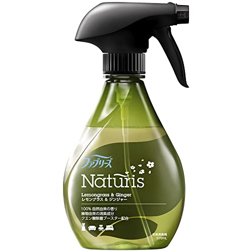 P&amp;G ファブリーズ ナチュリス 除菌消臭スプレー 布用 レモングラス&amp;ジンジャー 本体 370mL 3個セット