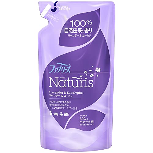 P&amp;G ファブリーズ ナチュリス 除菌消臭スプレー 布用 ラベンダー&amp;ユーカリ 詰め替え 320mL 3個セット