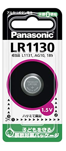 パナソニック アルカリボタン電池 1.5V 1個入 LR1130 ２個セット