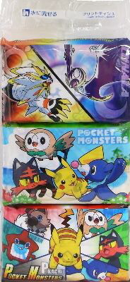 ハヤシ商事 ポケモン ミニポケットティッシュ 6コ入り 3個セット