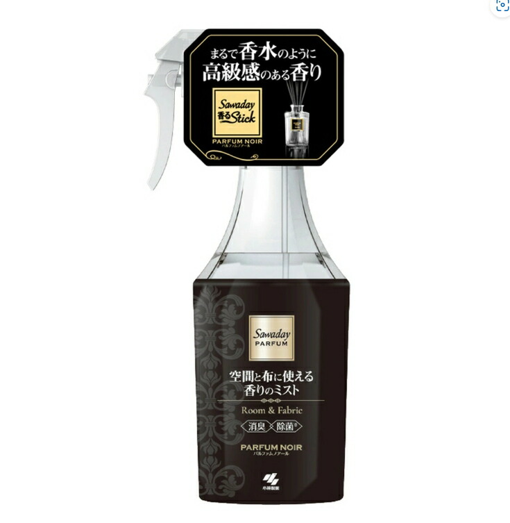 小林製薬 SAWADAY サワデー パルファム Room&amp;Fabric 空間と布に使える香りのミスト パルファムノアール 250ml 4個セット