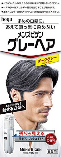ホーユー メンズビゲン グレーヘア ダークグレー