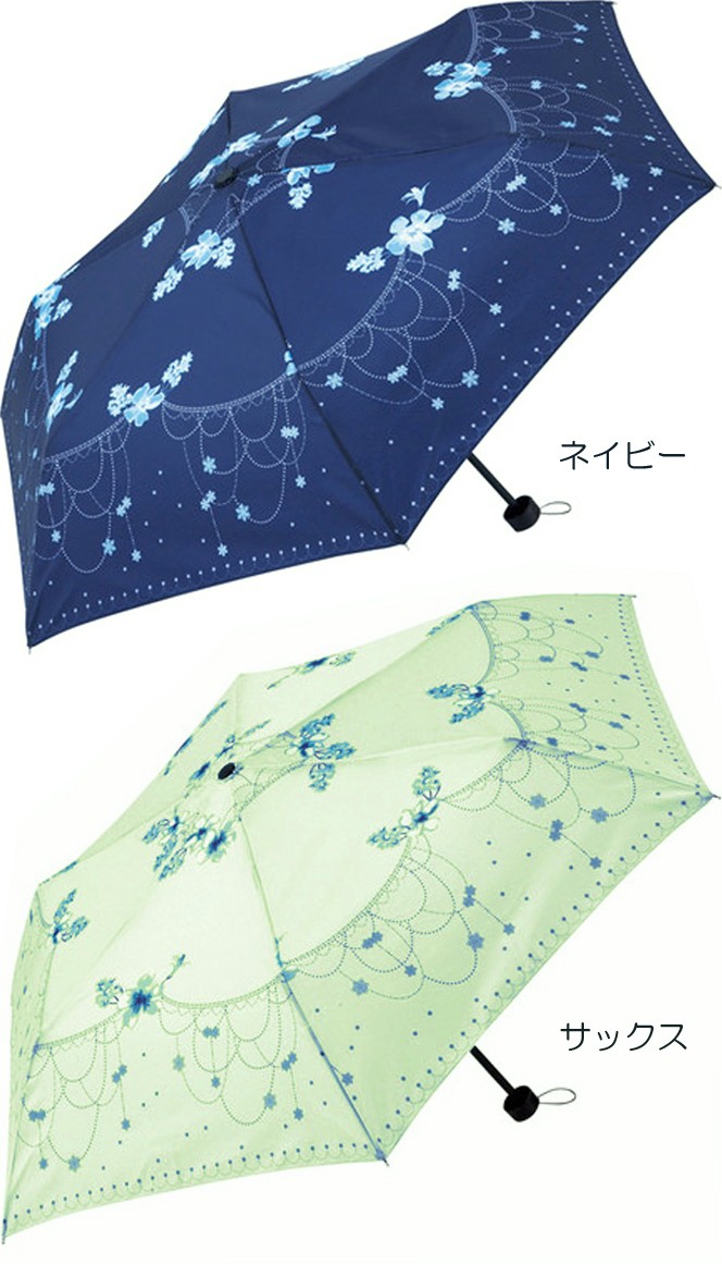 YBB997 フラワリ― コンパクト折り畳み傘 雨傘, アンブレラミニ