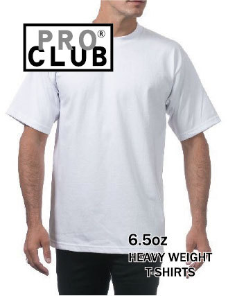 PROCLUB　プロクラブ　ヘビーウェイトTシャツ　6.5オンス　ホワイト　
