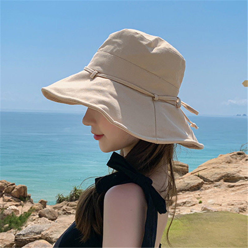 帽子 レディース つば広 サイズ調整 遮光100％カット UVカット 折りたたみ 紫外線対策 日焼け対策 飛ばない かわいい アウトドア 紐付き 春夏｜nicosyouji｜05