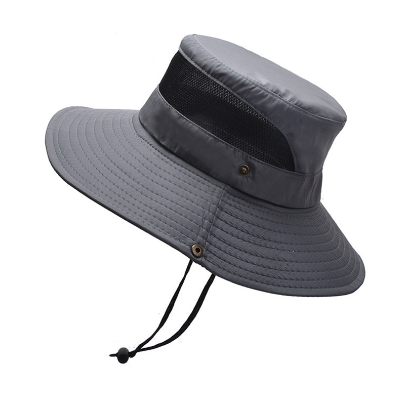 帽子 メンズ 大きいサイズ サファリハット 登山 ツバ広 UVカット 釣り メッシュ 日よけ 紫外線対策 キャンプ アウトドア 送料無料｜nicosyouji｜08