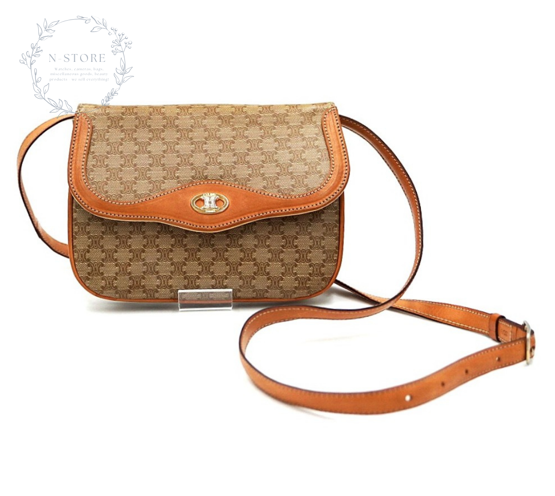 セリーヌ　マカダム柄 2WAY ショルダーバッグ　ハンドバッグ オールドセリーヌ CELINE（セリーヌ） オールドセリーヌ マカダム柄 2WAY ショルダー