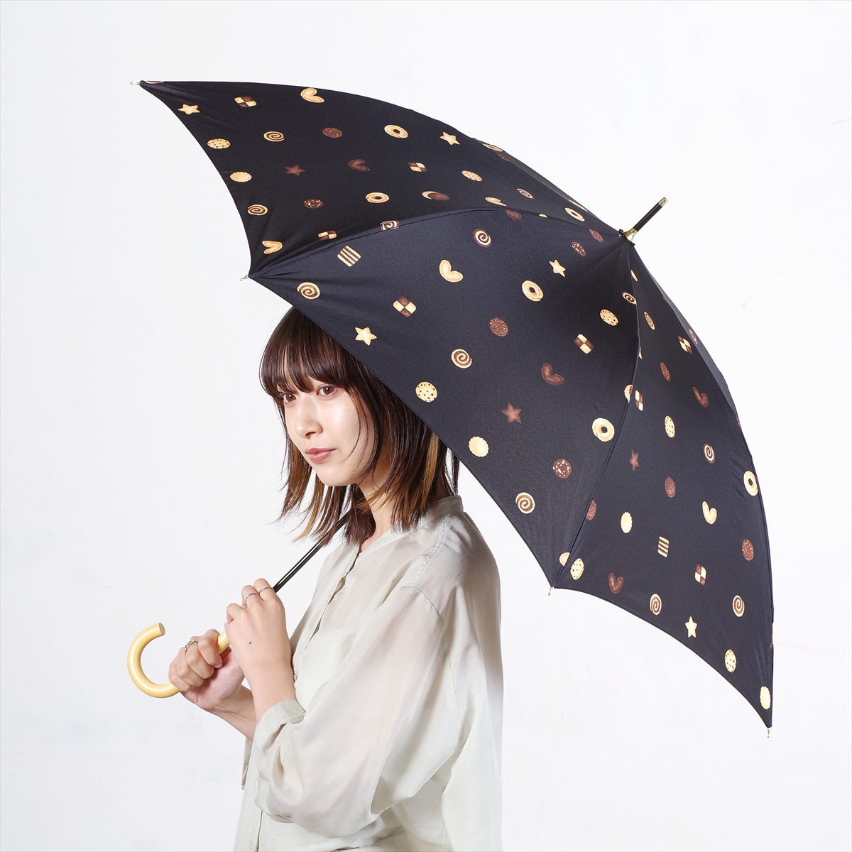 nifty colors 公式 傘 雨傘 レディース 晴雨兼用 長傘 ジャンプ