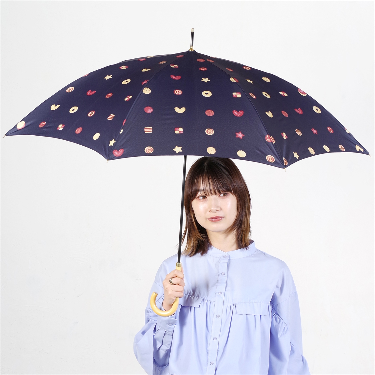 nifty colors 公式 傘 雨傘 レディース 晴雨兼用 長傘 ジャンプ