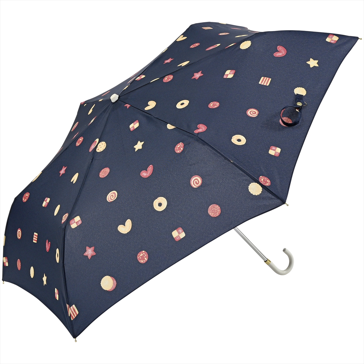 公式 傘 雨公式 傘 レディース 晴雨兼用 折りたたみ公式 傘 クッキー ニフティカラーズ