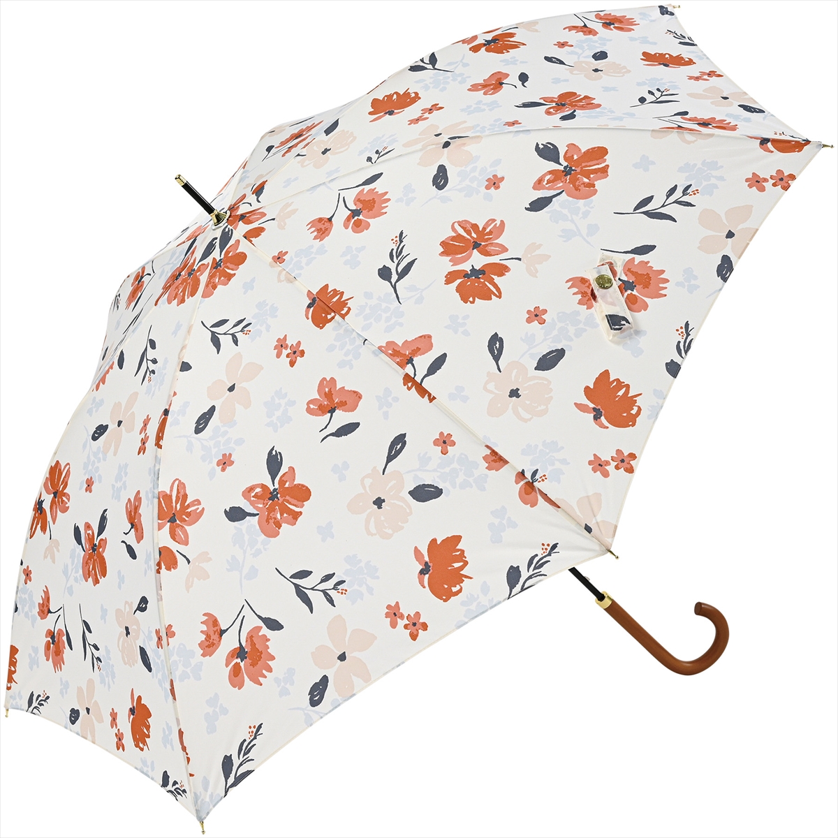 公式 傘 雨傘 レディース 晴雨兼用 長傘 ジャンプ傘 フラワー ニフティカラーズ