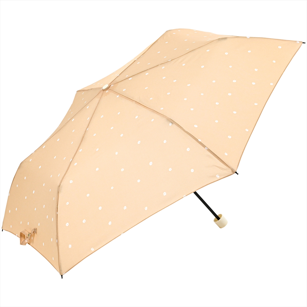 公式 傘 雨公式 傘 レディース 晴雨兼用 折りたたみ公式 傘  リトルフラワー かわいい プチプラコーデ  スレンダー ケース付き ニフティカラーズ｜niftycolors｜03