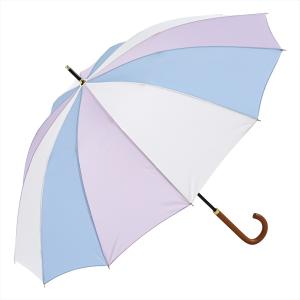 公式 傘 雨傘 レディース 晴雨兼用 長傘 12本骨 耐風 スイッチカラー プチプラコーデ 大きめ ...