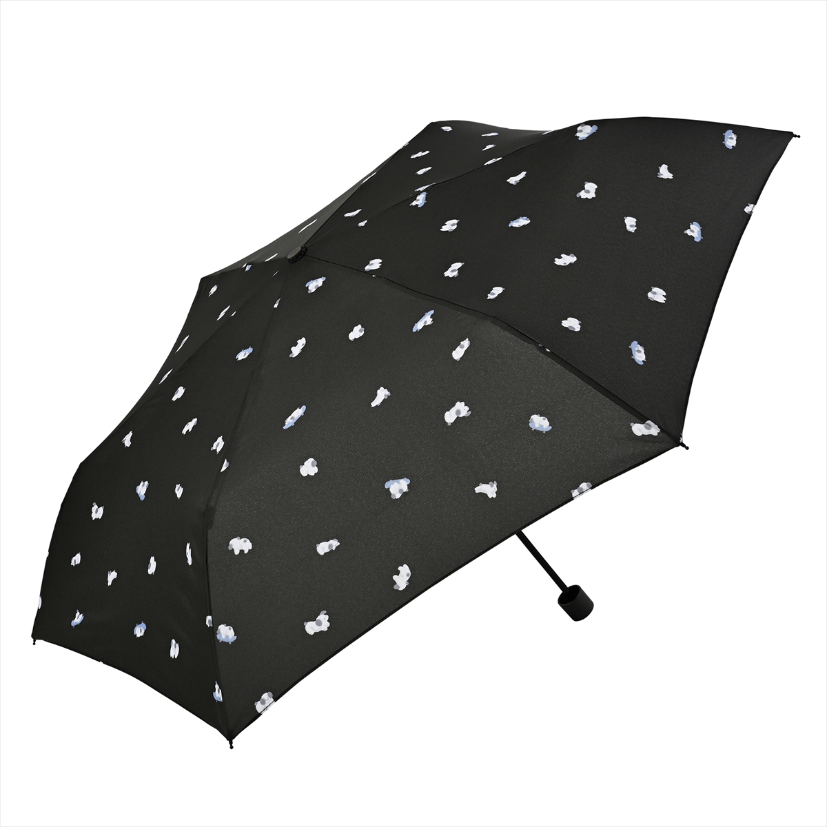 公式 傘 レディース 折傘 晴雨兼用 50cm スレンダー ケース付き ニフティカラーズ