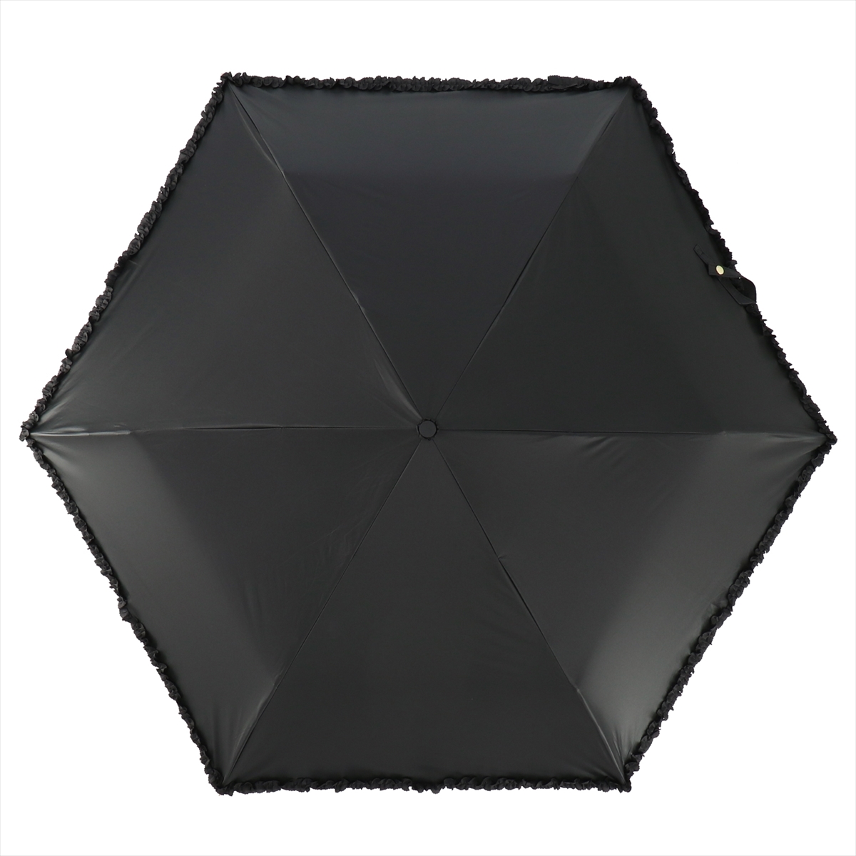 公式 日傘 レディース 晴雨兼用 折りたたみ傘 遮光 遮熱 フリル スレンダー コンパクト