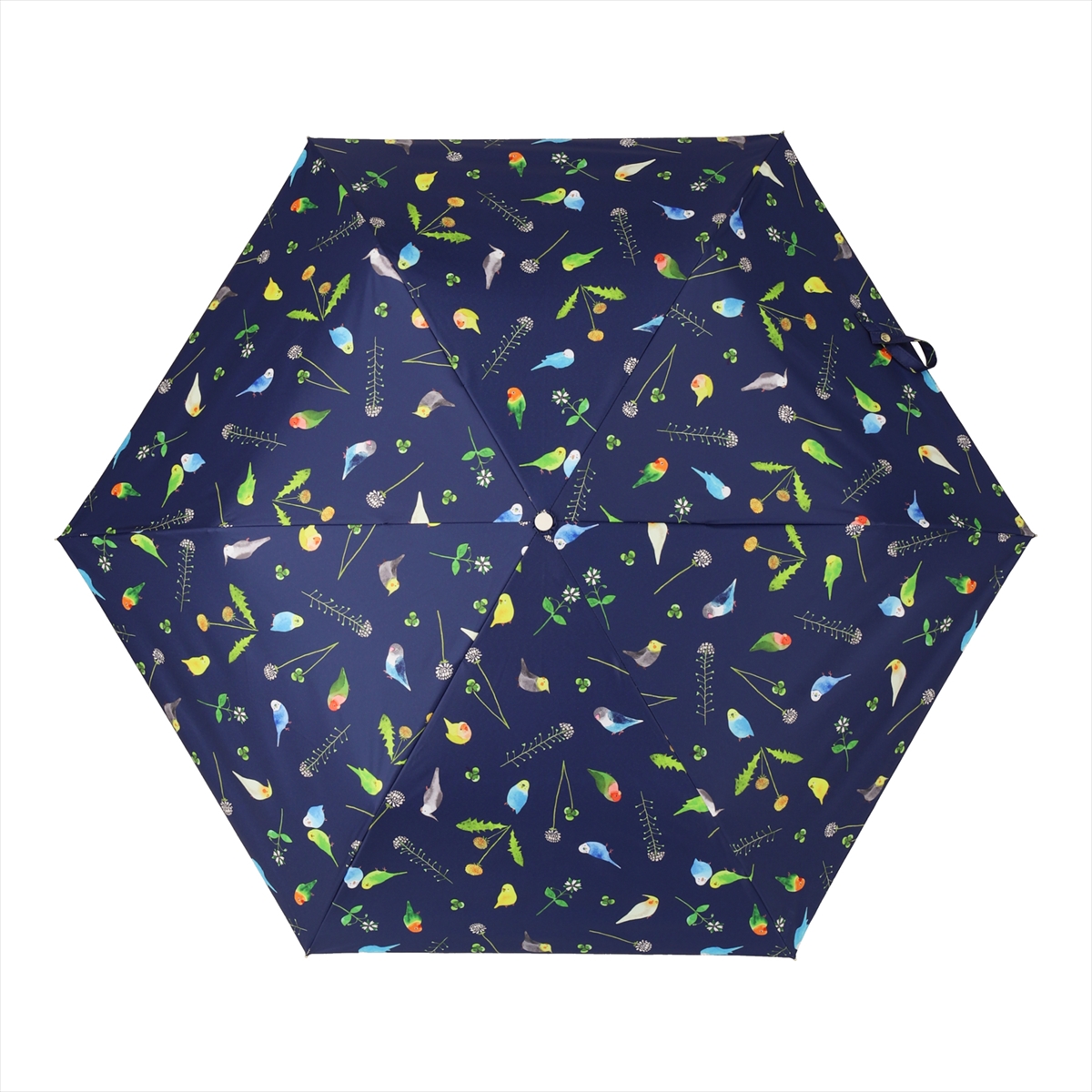 公式 日傘 レディース 晴雨兼用 折りたたみ傘 コンパクト 遮光 遮熱 鳥 小鳥 バード