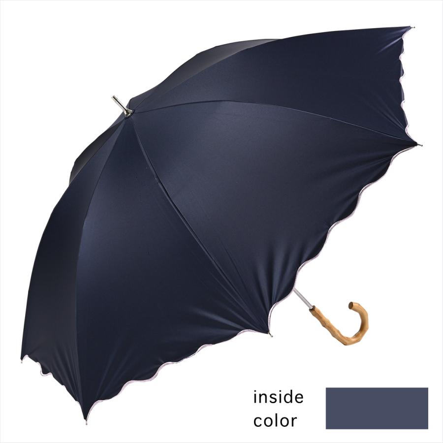 公式 日傘 長傘 レディース 晴雨兼用 遮光 遮熱 スカラ 刺繍｜niftycolors｜03