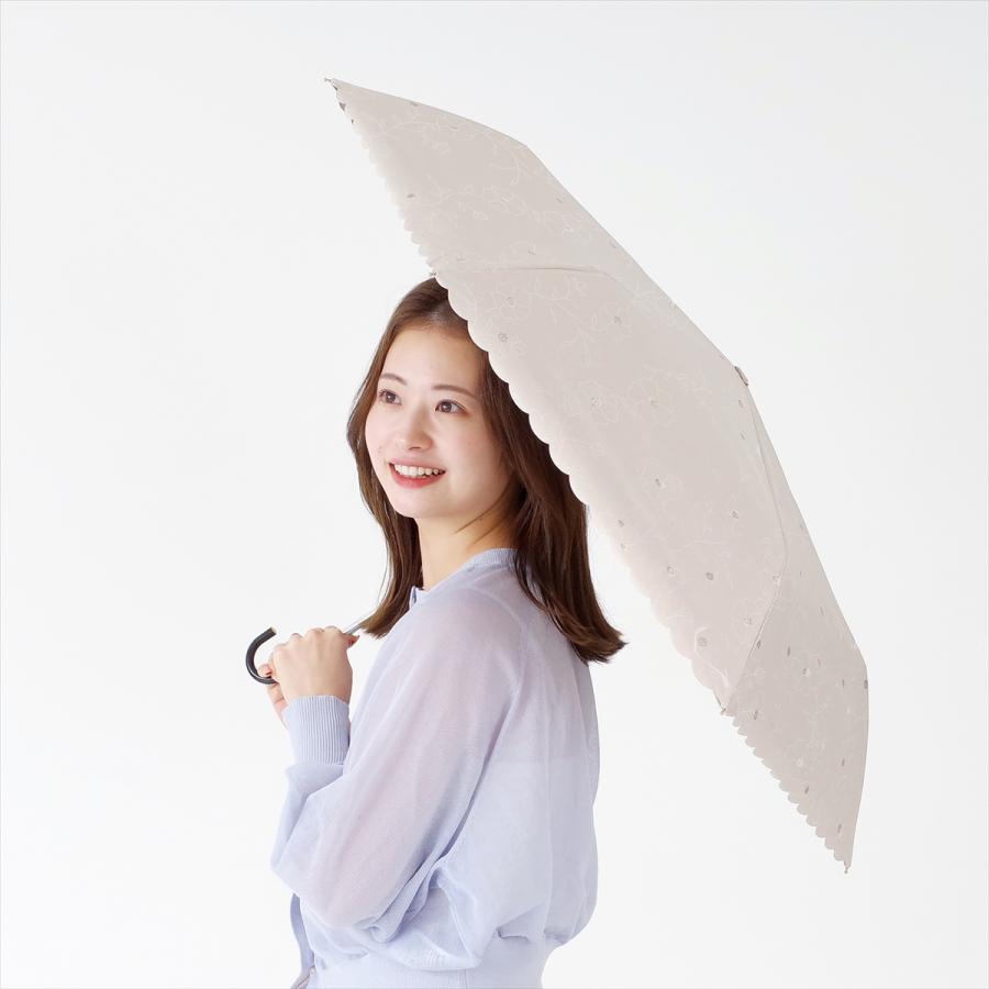 公式 折傘 日傘 レディース 晴雨兼用 遮光 遮熱 花 フラワー｜niftycolors｜15