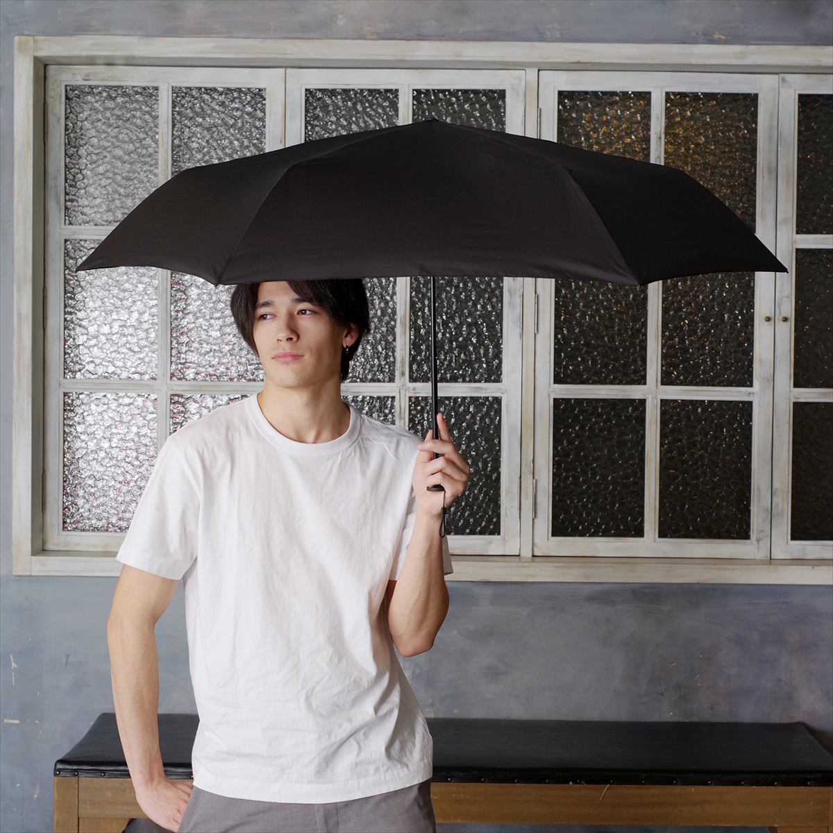 公式 ユニセックス レディース メンズ 晴雨兼用 雨傘 折傘 傘 軽量 UV｜niftycolors｜19