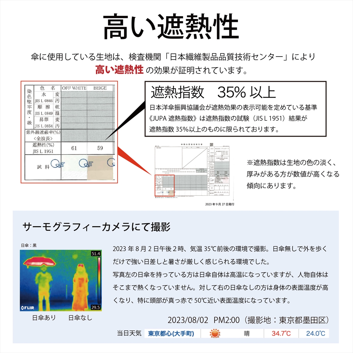 公式 日傘 レディース メンズ 晴雨兼用 折りたたみ傘 スリム スレンダー コンパクト 軽量 遮光 遮熱｜niftycolors｜11