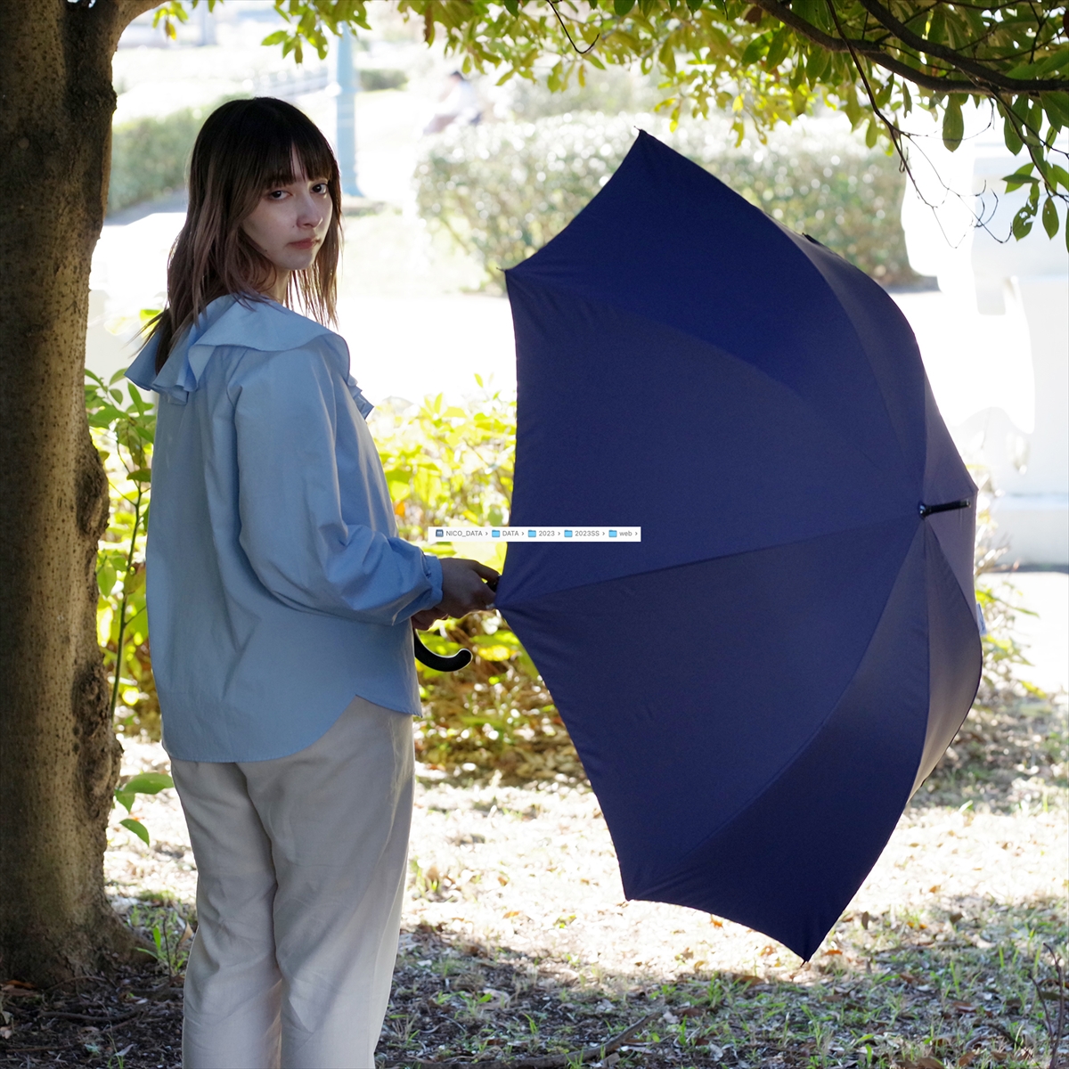 nifty colors 公式 雨傘 晴雨兼用 メンズ レディース 長傘