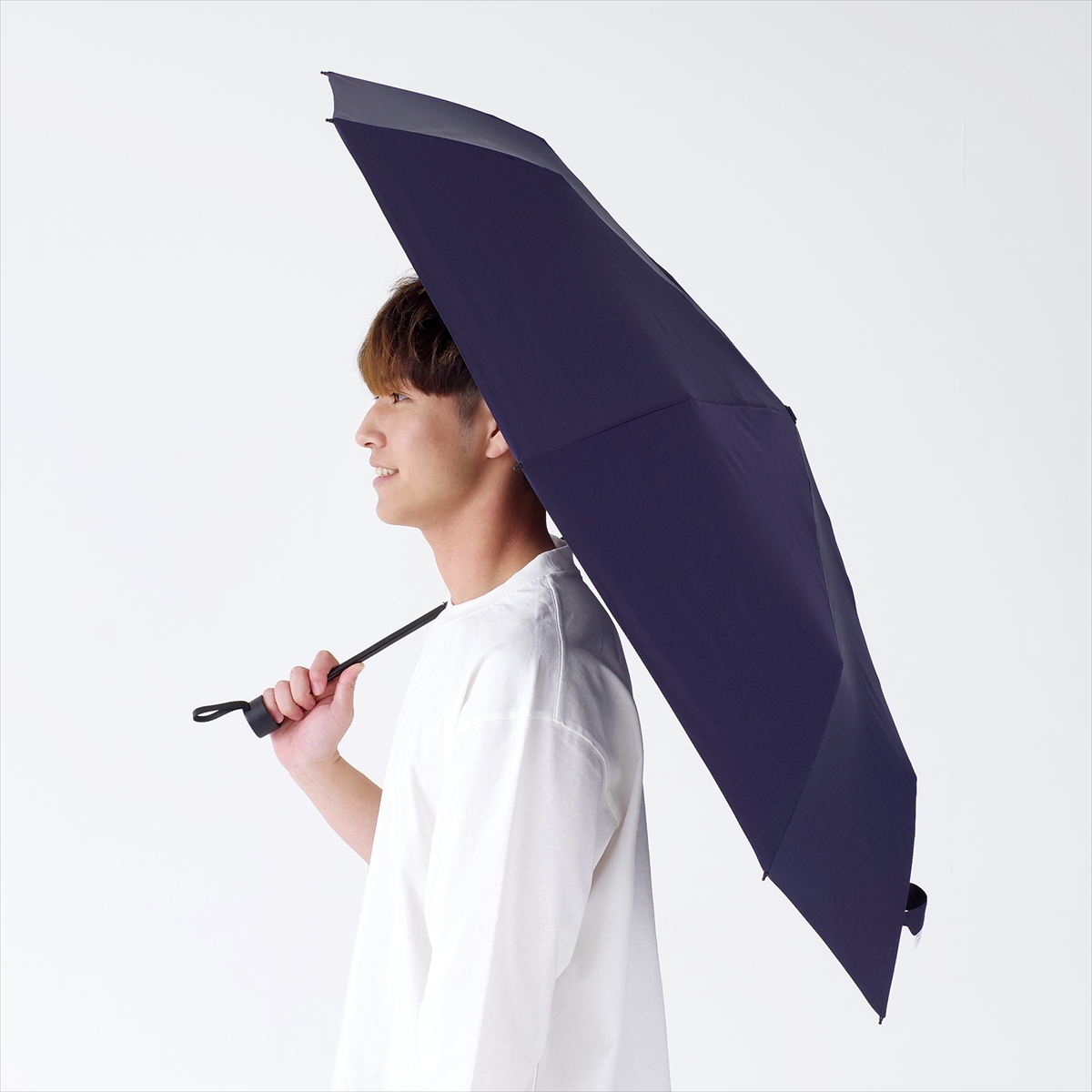 公式 雨傘 晴雨兼用 メンズ レディース 折りたたみ傘 ピーチドロップ 超はっ水 耐風 丈夫 大きい ニフティカラーズ｜niftycolors｜14