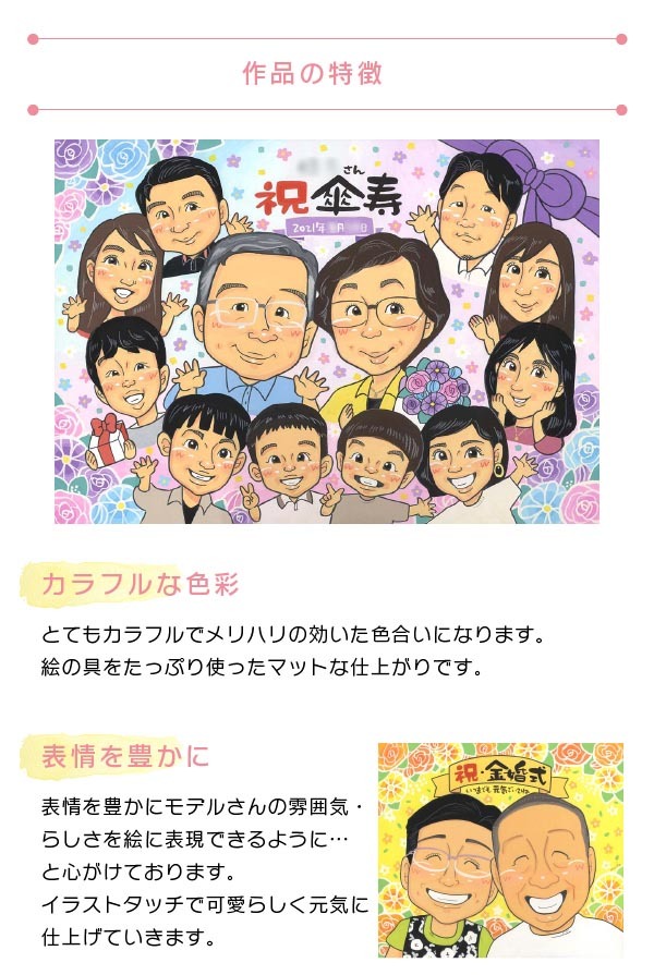 似顔絵 卒団のお祝いに クラブ、部活、サークル、スポーツ少年団の卒団 